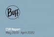 CSR Report May 2019 - April 2020
