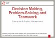 Decision Making, Problem-Solving and Teamwork