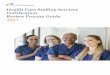 Health Care Staffing Services Certification Review Process 