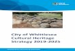 City of Whittlesea Cultural Heritage Strategy 2019-2025