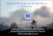 Biomass Burning and Air Quality in Indonesia