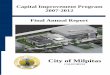 Capital Improvement Progran - 2007-2012 - Final Annual Report