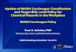 Update of NIOSH Carcinogen Classification and Target Risk 