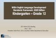 WIDA English Language Development Standards Framework 