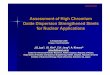 Assessment of High Chromium Oxide Dispersion …