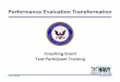 Performance Evaluation Transformation