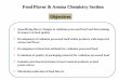 FoodFlavor & Aroma Chemistry Section Objectives