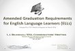 Graduation Requirements for English Language Learners (ELLs)
