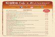 ENTRÉES ASK - Cairo Cafe