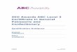 SEG Awards ABC Level 3 Certificate in General Patisserie 