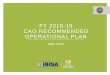FY 2018-19 CAO RECOMMENDED OPERATIONAL PLAN