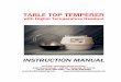 TABLE TOP TEMPERERTABLE TOP TEMPERER with Digital 