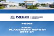 PGDM FINAL PLACEMENT REPORT 2019-21