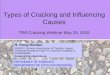 Types of Cracking and Influencing Causes