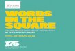 WORDS IN THE SQUARE - London Library