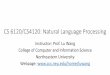 CS 6120/CS4120: Natural Language Processing