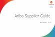 Ariba Supplier Guide