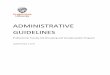 ADMINISTRATIVE GUIDELINES - Oregon State University