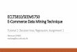 ECLT5810/SEEM5750 E-Commerce Data Mining Technique