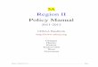 5A Region II Policy Manual