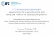 IFC’s Performance Standard 6: Expectations for a good 
