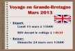 Voyage en Grande-Bretagne Mars 2013 - Académie de Rennes