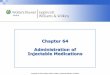 Chapter 64 Administration of Injectable Medications