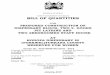 COUNTY GOVERNMENT OF TURKANA BILL OF QUANTITIES