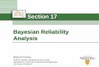 Section 17 Bayesian Reliability Analysis - UNENE
