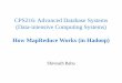 CPS216: Advanced Database Systems (Data-intensive 