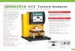 ISO 9001 CERTIFIED CT3 Texture Analyzer