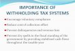 IMPORTANCE OF WITHHOLDING TAX SYSTEMS - PAGBA