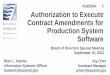 AGENDA: 3 Authorization to Execute Contract Amendments for 