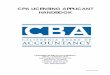 CPA LICENSING APPLICANT HANDBOOK - CalCPA