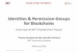 Identities & Permission-Groups for Blockchains