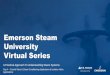Emerson Steam University Virtual Series