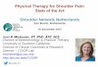 Physical Therapy for Shoulder Pain: State of the Art 