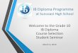 IB Grade 10 FY19 Course Selection Student Mtg