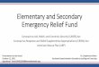 Elementary and Secondary Emergency Relief Fund