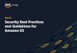 EBOOK Security Best Practices and Guidelines for Amazon S3