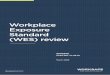 Workplace exposure standard - WES review - Benzene - WorkSafe