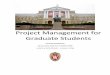 Project Management for Graduate Students