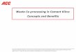 Waste Co-processing in Cement Kilns: Concepts and Benefits