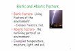 Biotic and Abiotic Factors - Mrs. Tran's Biology Portal