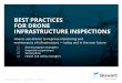 BEST PRACTICES FOR DRONE INFRASTRUCTURE INSPECTIONS