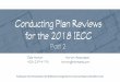 Conducting Plan Reviews for the 2018 IECC