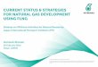 CURRENT STATUS & STRATEGIES FOR NATURAL GAS …