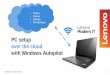 PC setup over the cloud with Windows Autopilot