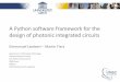 A Python software framework for the design of photonic 