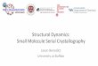 Structural Dynamics: Small Molecule Serial Crystallography
